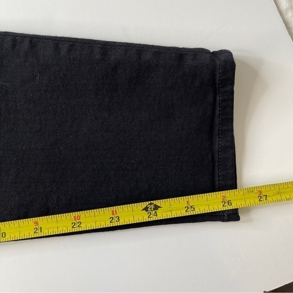 Frame Le Skinny de Jeanne Crop Jeans Film Noir Size 27 - Picture 9 of 10